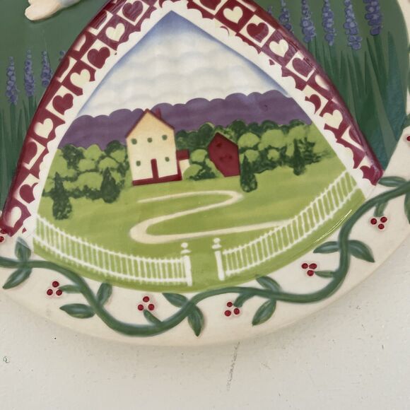 Jim Shore Heartwood Creek Summer ANGEL Collector Plate Country Farmhouse Decor - Picture 3 of 8